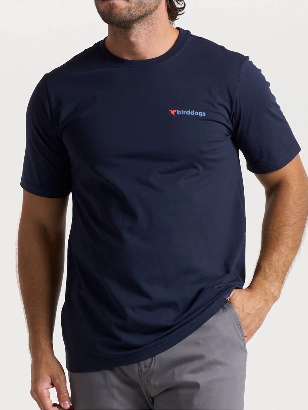 Birddogs Navy Short-Sleeve Performance Tee